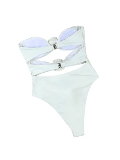 One Piece | Swimwear*Mew Mews Fashion Rox Strapless Flower One Piece Swimsuit