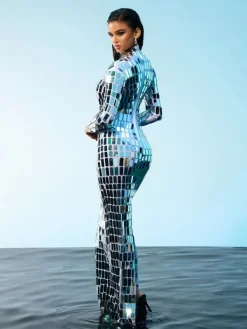 Embellishment | Dresses*Embellishment Rumi Acrylic Embellished Cutout Maxi Dress