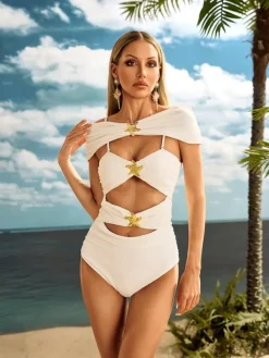 Bikini Sets | Swimwear*Mew Mews Fashion Ryxaris Starfish Swimwear Three Piece Set