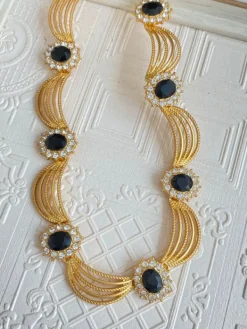 Necklaces*Mew Mews Fashion Sappho Curvy Crystal Necklace