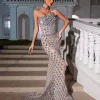 Embellishment | Dresses*Embellishment Sean Strapless Rhinestone Mesh Maxi Dress
