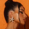 Earrings*Mew Mews Fashion Shepherd Starfish Earrings In Beige