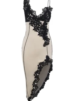 Dresses | Midi Dresses*Mew Mews Fashion Simran Lace Asymmetric Midi Dress
