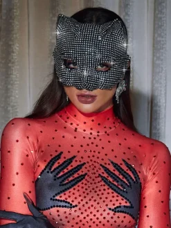 Masks*Mew Mews Fashion Styx Crystal Cat Mask