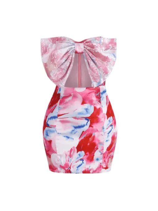 Dresses | Mini Dresses*Mew Mews Fashion Susanna Sequin Bow Cutout Mini Dress