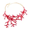 Necklaces*Mew Mews Fashion Suzume Red Coral Necklace