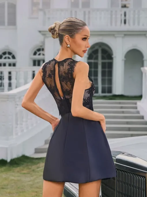 Sets & Co-ords*Mew Mews Fashion Syvanna Sleeveless Cutout Satin Skirt Set