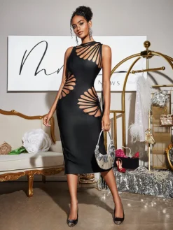 Dresses | Midi Dresses*Bandage Tafari Cutout Midi Dress