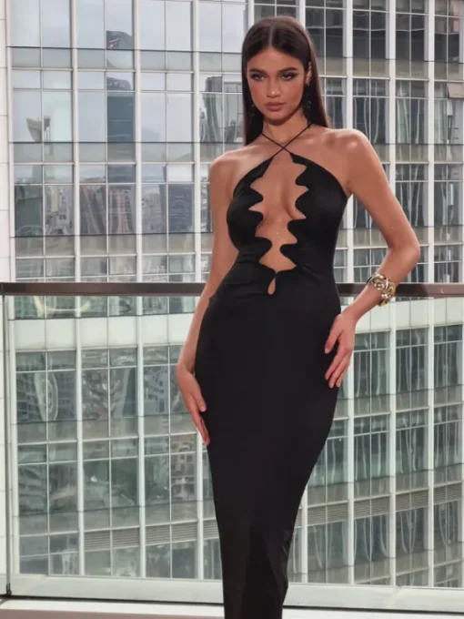 Dresses | Maxi Dresses*Mew Mews Fashion Taran V Neck Cutout Maxi Dress