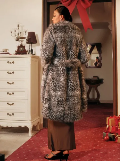 Coats & Jackets*Mew Mews Fashion Tavares Leopard Faux Fur Coat