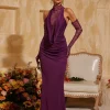 Dresses | Maxi Dresses*Mew Mews Fashion Tenley Halterneck Lace Maxi Dress With Gloves