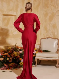 Dresses | Maxi Dresses*Mew Mews Fashion Terrell Long Sleeve Twisted Cutout Maxi Dress