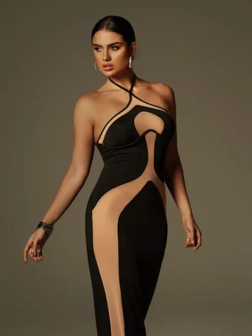 Dresses | Maxi Dresses*Mew Mews Fashion Thaliacea Halterneck Maxi Dress