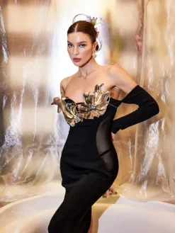 Armor Tops | Dresses*Mew Mews Fashion Tillie Off Shoulder Mermaid Bandage Maxi Dress