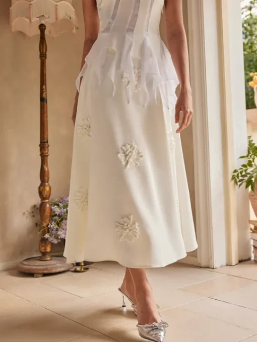 Skirts*Mew Mews Fashion Tyonska Flower Skirt