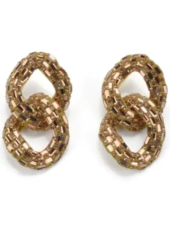 Earrings*Mew Mews Fashion Tyora Circle Crystal Earrings