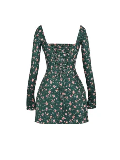 Dresses*Mew Mews Fashion Uhtred Floral Lacing Mini Dress