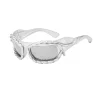 Glasses*Mew Mews Fashion Vered Ruched Sunglasses
