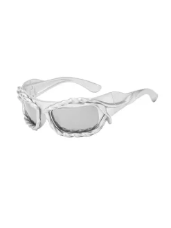 Glasses*Mew Mews Fashion Vered Ruched Sunglasses