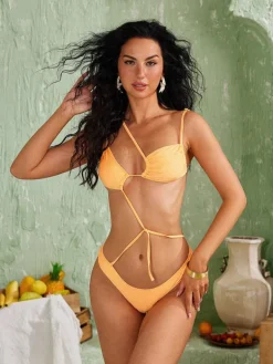 Bikini Sets*Mew Mews Fashion Wesley Lacing Bikini Two Piece Set