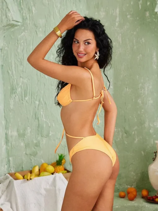 Bikini Sets*Mew Mews Fashion Wesley Lacing Bikini Two Piece Set