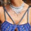 Necklaces*Mew Mews Fashion Xeenia Star Chainmail Necklace