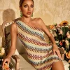 Dresses | Mini Dresses*Mew Mews Fashion Yvoryth One Shoulder Knitted Mini Dress
