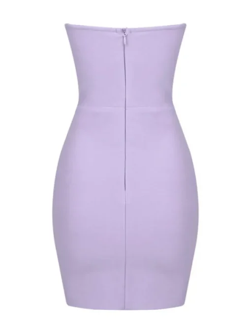 Dresses | Mini Dresses*Bandage Zander Strapless Cutout Dress In Lilac
