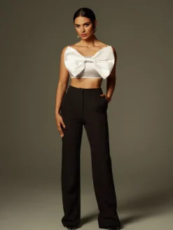 Sets & Co-ords*Mew Mews Fashion Zylara Strapless Bow Twisted Pants Set