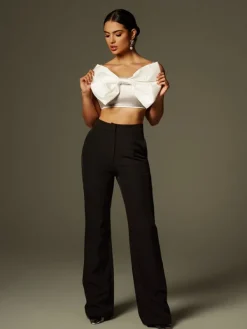 Sets & Co-ords*Mew Mews Fashion Zylara Strapless Bow Twisted Pants Set