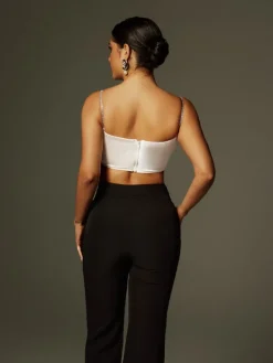Sets & Co-ords*Mew Mews Fashion Zylara Strapless Bow Twisted Pants Set
