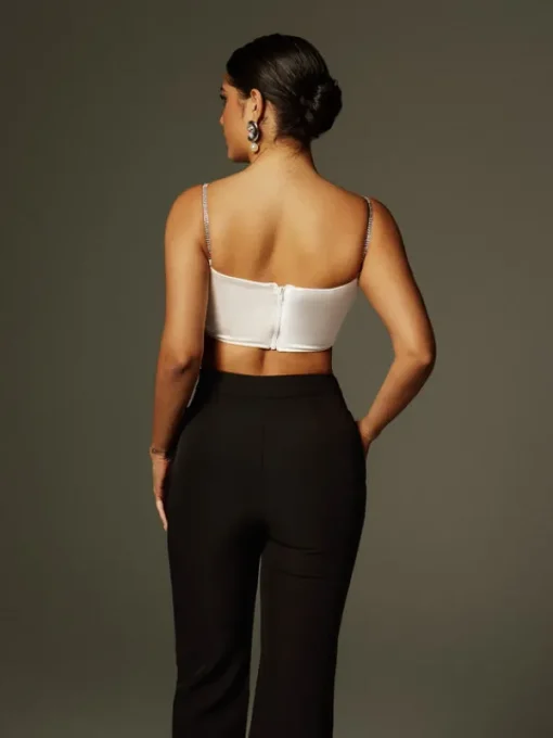 Sets & Co-ords*Mew Mews Fashion Zylara Strapless Bow Twisted Pants Set